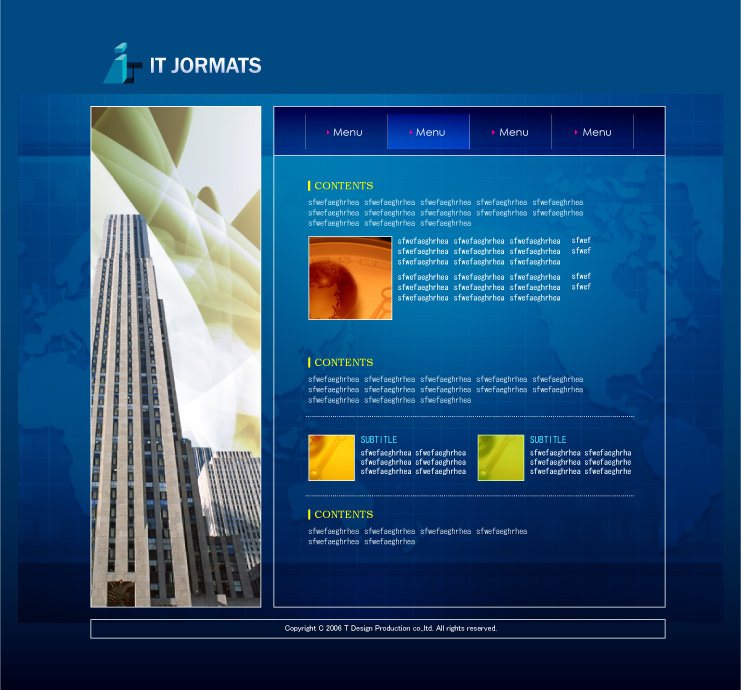 ホームページ制作/デザインサンプルNO.8、ビジネス