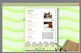 FLASHデザインサンプル/クール